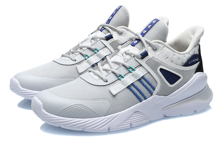 Lookbook 리닝 러닝 스니커즈 '그레이 화이트' AGLR055-4