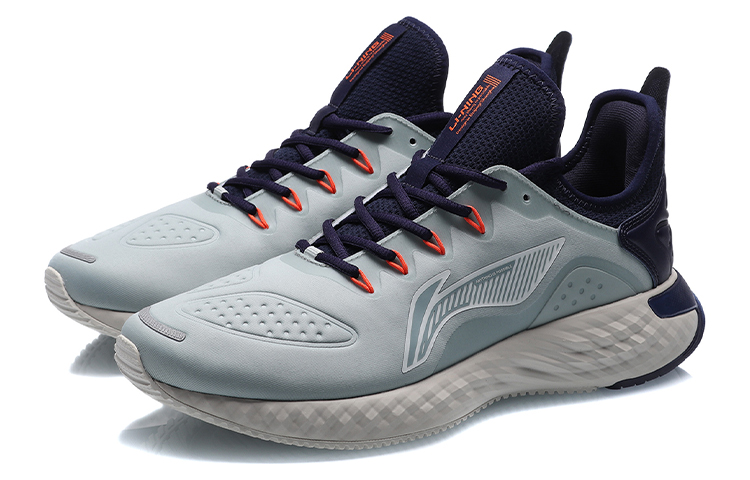 Lookbook Li-Ning Kasut Lari Rendah 'Blue Shock-Absorbing' ARHQ209-4