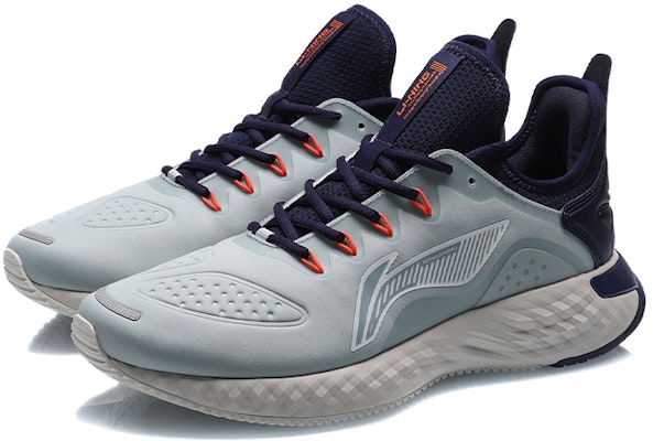 Li-Ning Running Sneakers Low 'Blue Shock-Absorbing' ARHQ209-4 Lookbook Li-Ning Running Sneakers Low 'Blue Shock-Absorbing' ARHQ209-4