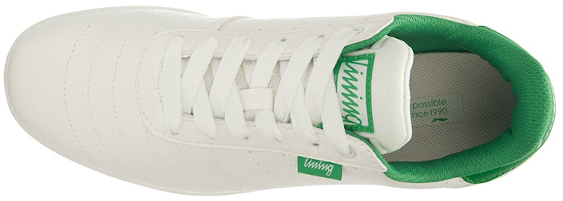 Li-Ning Samba 'Street Trend White Green' ALAL061-2 Shop Li-Ning Samba 'Street Trend White Green' ALAL061-2