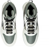 Shop Li-Ning San Yuan High 3M 'White Grey Green' AGCS241-2