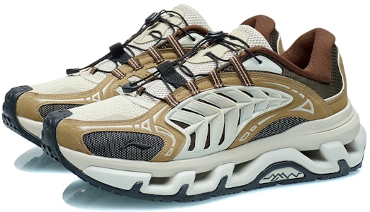 LiNing李寧 Scenery 透氣 低幫 跑步鞋 男款 黃灰綠 Lookbook LiNing李寧 Scenery 透氣 低幫 跑步鞋 男款 黃灰綠