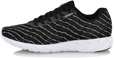 Li-Ning Seamless Knit Breathable Lightweight Running Shoes 'Black White' ARBN013-1 Li-Ning Seamless Knit Breathable Lightweight Running Shoes 'Black White' ARBN013-1