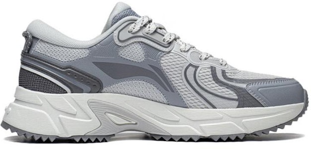 LiNing李寧 拾光 反光復古 防滑耐磨透氣 低幫 跑步鞋 男款 南極灰 Order LiNing李寧 拾光 反光復古 防滑耐磨透氣 低幫 跑步鞋 男款 南極灰