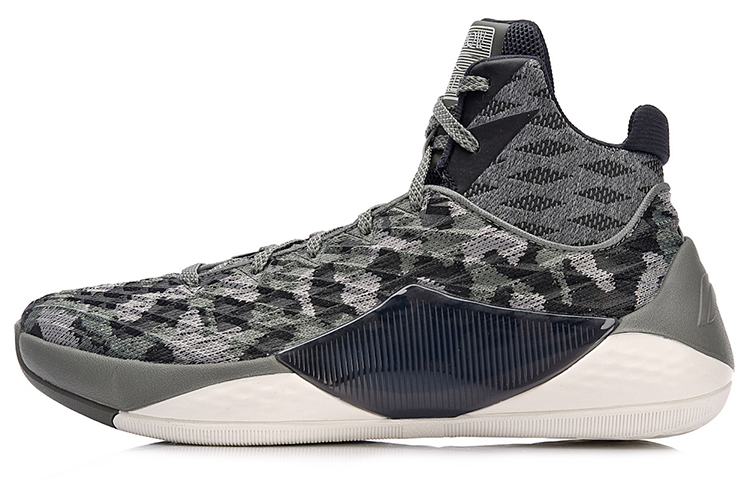 Li-Ning Shadow Basketball Mid 'Grey Black'