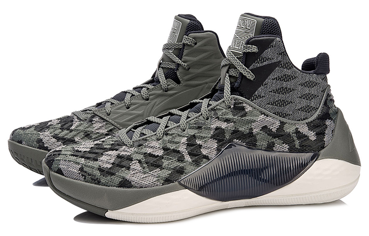 Li-Ning Shadow Basketball Mid 'Grey Black' 圖 3