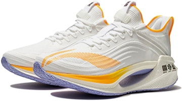 李宁 绝影 Essential 䨻 一體織 反光 低幫 跑步鞋 男款 白橙 維他命 Lookbook 李宁 绝影 Essential 䨻 一體織 反光 低幫 跑步鞋 男款 白橙 維他命