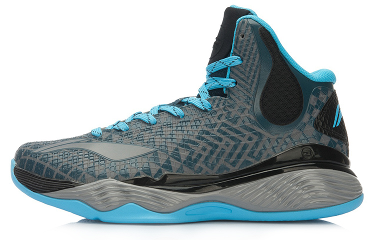 Li-Ning Shadow High-Top Basketball Sneakers 'Blue Grey' ABAL003-5
