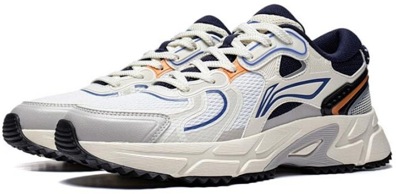 Li-Ning Shadow Retro 'Blanco Reflectante Gris Azul' ARXT007-3 Lookbook Li-Ning Shadow Retro 'Blanco Reflectante Gris Azul' ARXT007-3