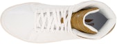 Shop Li-Ning Simple Fashion Mid 'White Brown' AGBM007-1