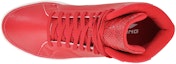 Shop Li-Ning Simple Fashion Mid-Top 'Red White' AGBM007-3