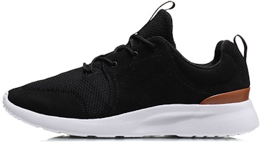 Li-Ning Simple Lightweight Running Sneaker 'Black' ARJN007-4 Li-Ning Simple Lightweight Running Sneaker 'Black' ARJN007-4