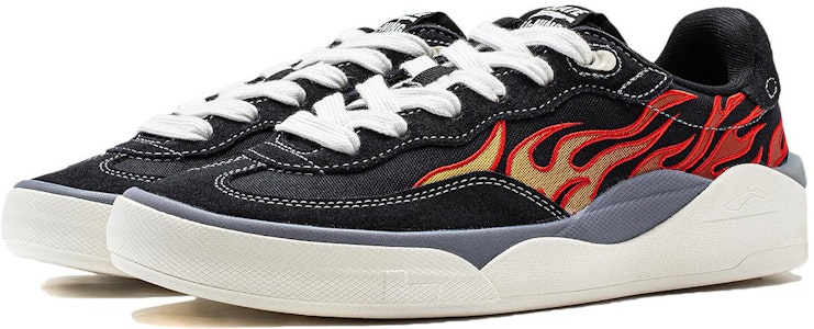 Li-Ning Skate General 'Black Flame' Sepatu Hitam Terbaik AEPSA49-6 Lookbook Li-Ning Skate General 'Black Flame' Sepatu Hitam Terbaik AEPSA49-6