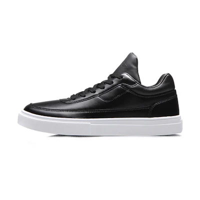 Li-Ning Skate Shoe 'Dark Leather Black and White'