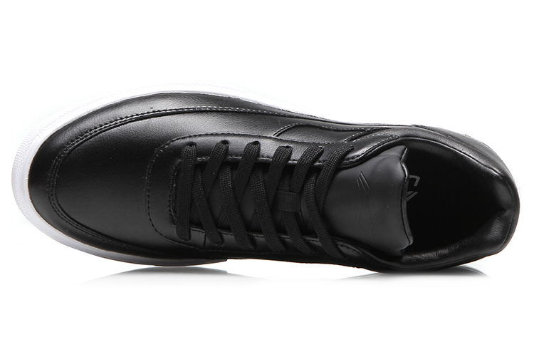 Li-Ning Skate Shoe 'Dark Leather Black and White' 圖 3