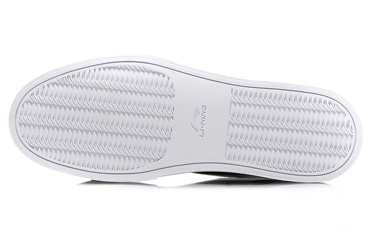 Li-Ning Skate Shoe 'Dark Leather Black and White' 圖 5