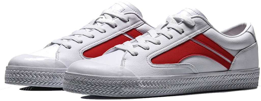 李宁滑板鞋 '白红' AGCN204-2 Lookbook 李宁滑板鞋 '白红' AGCN204-2