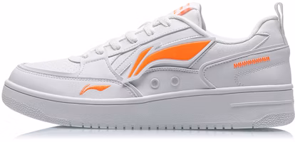 Li-Ning Skate Shoes Low 'White Orange' AGCQ449-1 Li-Ning Skate Shoes Low 'White Orange' AGCQ449-1