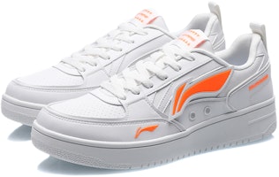 LiNing李寧 耐磨透氣 低筒 運動鞋 白橙 Lookbook LiNing李寧 耐磨透氣 低筒 運動鞋 白橙