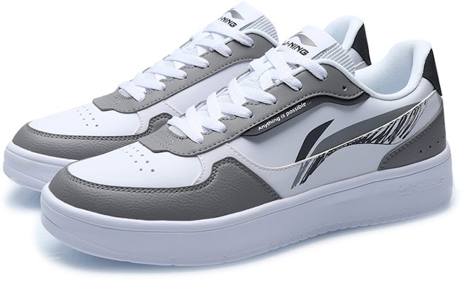 Li-Ning Skateboard Low 'White Grey' AGCT333-1 Lookbook Li-Ning Skateboard Low 'White Grey' AGCT333-1