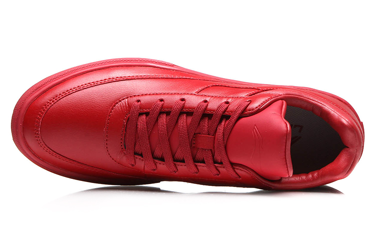 Li-Ning Skateboard Sneaker 'Dark Red Leather' 圖 3