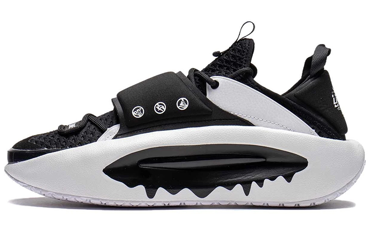 Buy 李寧 スレイスポーツレジャー "黒白" (Rīningu Surei Supōtsu Rejā "Kuro Shiro") AZGS047-2