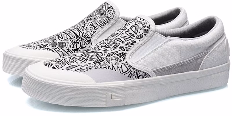 Li-Ning Slip-On 'White Black' AECR013-1 Lookbook Li-Ning Slip-On 'White Black' AECR013-1