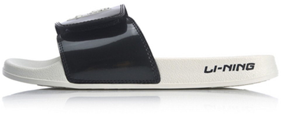 Li-Ning Slipper Sandals Black/White AGAQ003-1 Lookbook Li-Ning Slipper Sandals Black/White AGAQ003-1