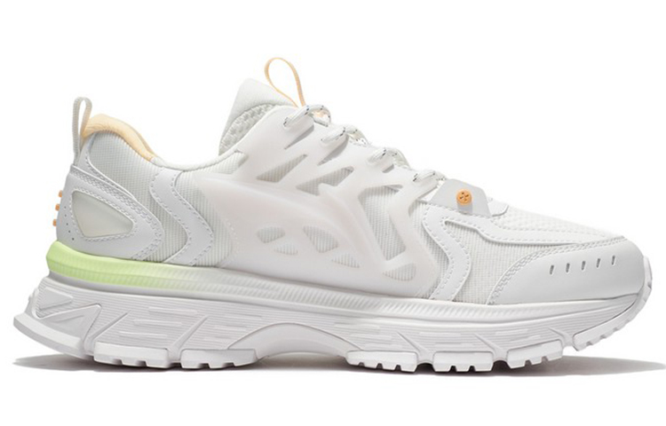 Order 李寧 凌風 潮流 減震回彈 低幫 跑步鞋 男款 香檳白