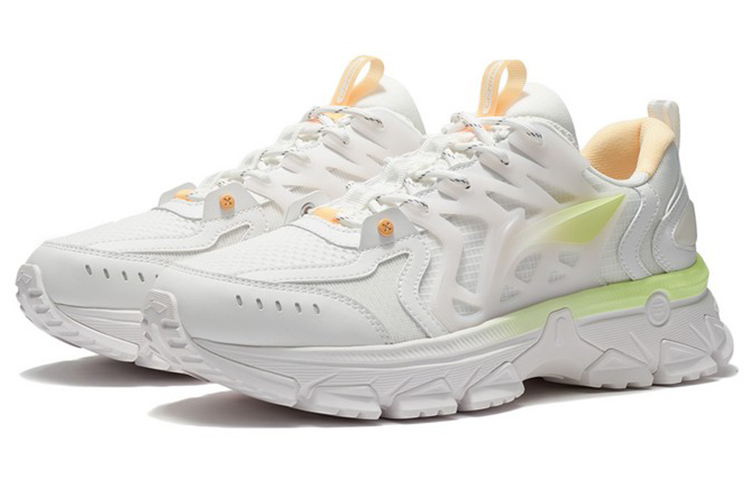 Lookbook 李寧 凌風 潮流 減震回彈 低幫 跑步鞋 男款 香檳白