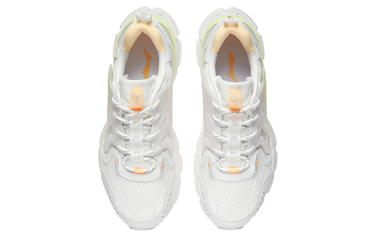 Shop 李寧 凌風 潮流 減震回彈 低幫 跑步鞋 男款 香檳白