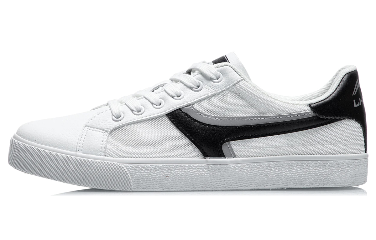 Li-Ning Vintage Skate Shoes 'White Black' AGCR395-1