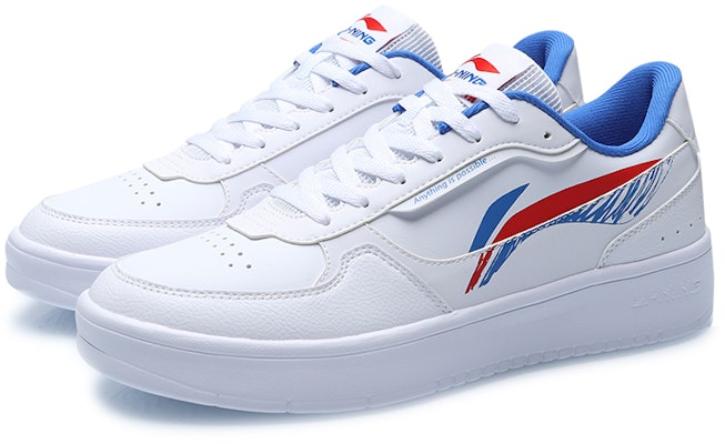 Li-Ning Classic Leisure 'White Red Blue' AGCR197-1 Lookbook Li-Ning Classic Leisure 'White Red Blue' AGCR197-1