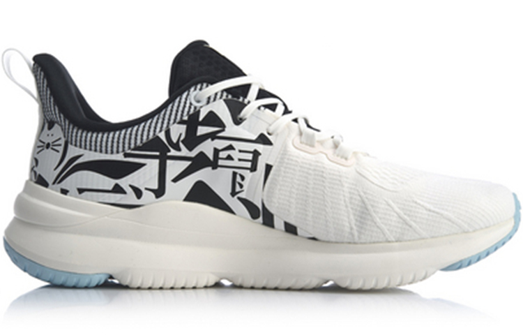 Order 李宁Soft Plus“白黑” ARHQ011-5