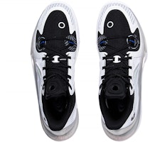 LiNing李寧 音速11 星塵 強化側向支撐 精準抓地穩定性 耐磨透氣 低幫 籃球鞋 男款 白黑銀 Lookbook LiNing李寧 音速11 星塵 強化側向支撐 精準抓地穩定性 耐磨透氣 低幫 籃球鞋 男款 白黑銀