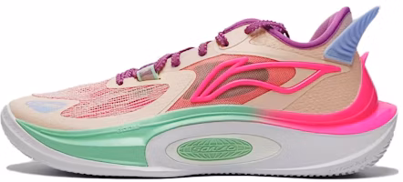 Li-Ning Sonic 11 V2 'Beige Neon Pink Mint' ABAT045-5 Li-Ning Sonic 11 V2 'Beige Neon Pink Mint' ABAT045-5
