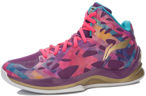 Li-Ning Sonic 3 High 'Purple Gold Pink' ABAL031-6 Order Li-Ning Sonic 3 High 'Purple Gold Pink' ABAL031-6