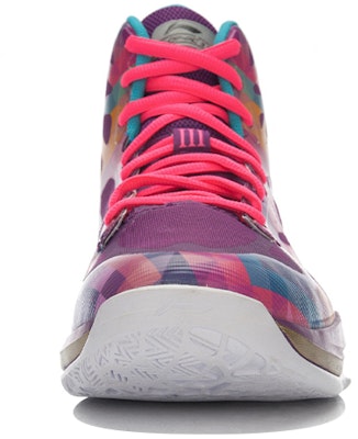 Li-Ning Sonic 3 High 'Purple Gold Pink' ABAL031-6 Shop Li-Ning Sonic 3 High 'Purple Gold Pink' ABAL031-6