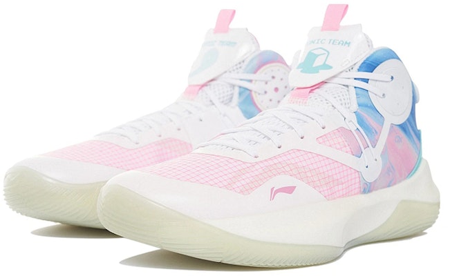 Li-Ning Sonic 4 Team 'White Pink Blue' ABAS107-1(YC) Lookbook Li-Ning Sonic 4 Team 'White Pink Blue' ABAS107-1(YC)