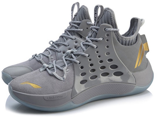 Li-Ning Sonic 7 Mid-Top 'Abu-abu Emas' ABAP077-1 Lookbook Li-Ning Sonic 7 Mid-Top 'Abu-abu Emas' ABAP077-1