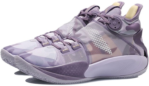 LiNing李寧 音速9 防滑減震耐磨包覆性支撐 中筒 籃球鞋 月光紫 Lookbook LiNing李寧 音速9 防滑減震耐磨包覆性支撐 中筒 籃球鞋 月光紫