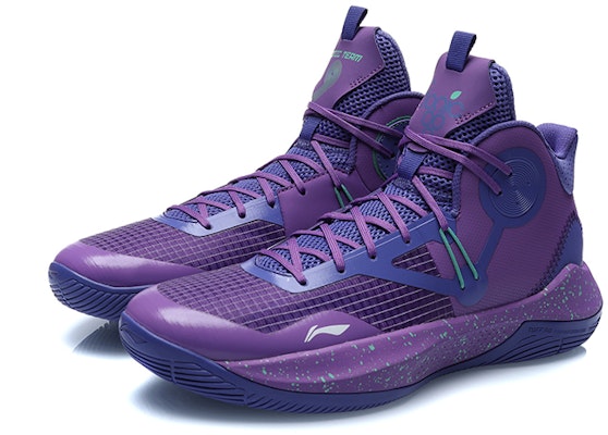 Li-Ning Sonic 9 Team Mid 'Ungu Biru' ABPR017-1 Lookbook Li-Ning Sonic 9 Team Mid 'Ungu Biru' ABPR017-1