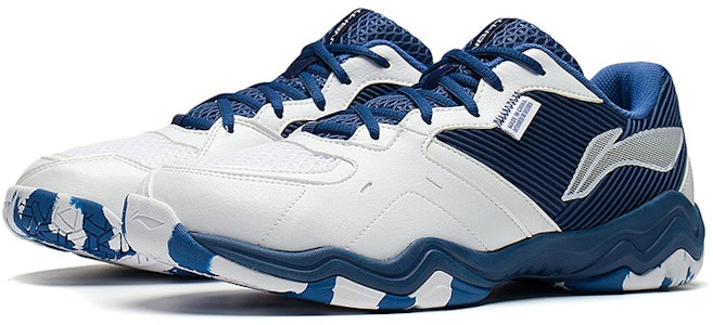 LiNing李寧 音浪 2 減震防滑 低筒 羽毛球鞋 男女同款 白深藍 Lookbook LiNing李寧 音浪 2 減震防滑 低筒 羽毛球鞋 男女同款 白深藍