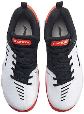 Li-Ning Sonic Boom 3.0 'White Black' AYZP009-2 Shop Li-Ning Sonic Boom 3.0 'White Black' AYZP009-2