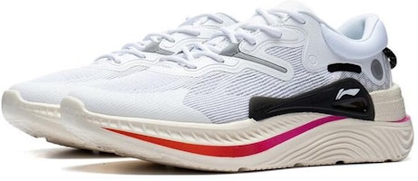 李宁 星火 Lite 防滑耐磨透氣 低幫 運動休閒鞋 男款 白灰紅 Lookbook 李宁 星火 Lite 防滑耐磨透氣 低幫 運動休閒鞋 男款 白灰紅