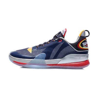 Li-Ning Speed VII 7 PRM Basketball Shoes 'Blue Red Silver'