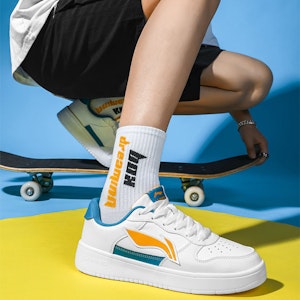 李寧スポーツレジャー「白ネオンオレンジ」 AGCQ455-5 Sizing 李寧スポーツレジャー「白ネオンオレンジ」 AGCQ455-5