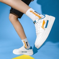 李宁 筷耐磨透氣 低幫 運動休閒鞋 白藍 Cheap 李宁 筷耐磨透氣 低幫 運動休閒鞋 白藍