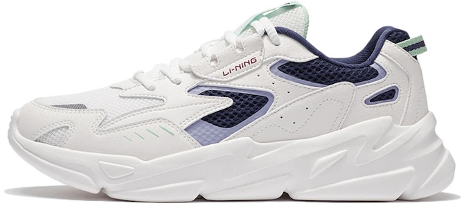 LiNing李寧 靜影 防滑耐磨 低幫 運動休閒鞋 白藍 Buy LiNing李寧 靜影 防滑耐磨 低幫 運動休閒鞋 白藍