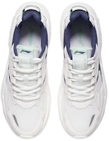 LiNing李寧 靜影 防滑耐磨 低幫 運動休閒鞋 白藍 Shop LiNing李寧 靜影 防滑耐磨 低幫 運動休閒鞋 白藍